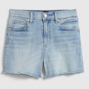 NEW Gap High Rise 4” Denim Cutoff Short